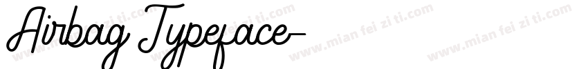 Airbag Typeface字体转换